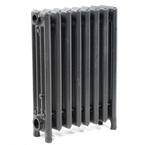 Cast Iron Radiator, 8 Sections, 19"H, 4 Tubes