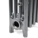 Cast Iron Radiator, 8 Sections, 19"H, 4 Tubes