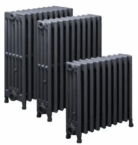 Cast Iron Radiator, 18 Sections, 25"H, 4 Tubes