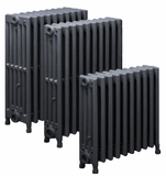 Cast Iron Radiator, 30 Sections, 19"H, 4 Tubes