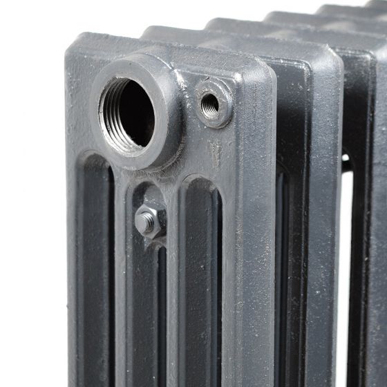 4 Tube Radiator Cast Iron Radiator, 4 Sections, 19